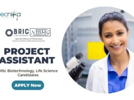 Latest Project Assistant Jobs at BRIC BSc Life Science Candidates Apply Now