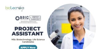 Latest Project Assistant Jobs at BRIC BSc Life Science Candidates Apply Now