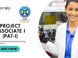 Latest Project Associate Jobs at CSMCRI | MSc Biotechnology Candidates Apply Now