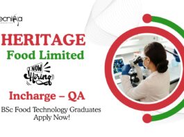 Latest Quality Assurance Job at Heritage | BSc Food Technology Graduates Apply Now