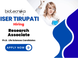 Latest Research Associate Jobs at IISER Tirupati | PhD Life Science Candidates Apply Now