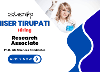 Latest Research Associate Jobs at IISER Tirupati | PhD Life Science Candidates Apply Now