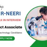 Walk-In Interview for Project Associate Position at CSIR-NEERI for MSc Graduates 