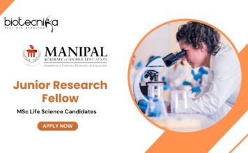 Life Science Jobs at Manipal Academy of Higher Education|Apply Now for JRF Position