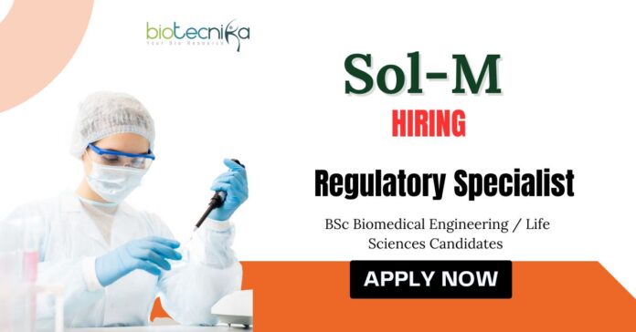 Life Science Jobs at Sol-Millennium Medical Group | Apply Now for Regulatory Specialist Role