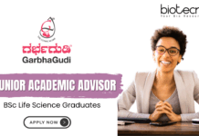 Life Science Jobs for BSc Graduates - Apply for the Junior Academic Advisor Role at Garbhagudi (1)