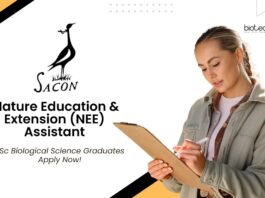 MSc Biological Science Jobs at SACON | Apply Now For The Nature Education and Extension (NEE) Assistant Role