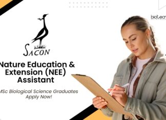MSc Biological Science Jobs at SACON | Apply Now For The Nature Education and Extension (NEE) Assistant Role