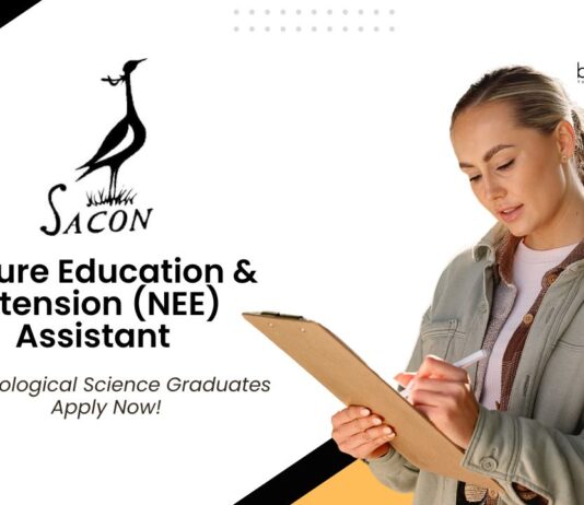 MSc Biological Science Jobs at SACON | Apply Now For The Nature Education and Extension (NEE) Assistant Role