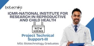 MSc Biotechnology Jobs at ICMR-NIRRCH | Apply Now For The Project Technical Support Role