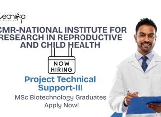MSc Biotechnology Jobs at ICMR-NIRRCH | Apply Now For The Project Technical Support Role