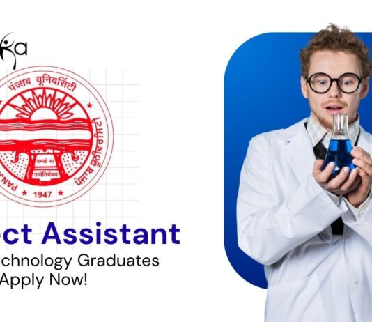 MSc Biotechnology Jobs at Panjab University | Apply Now For The Project Assistant Role