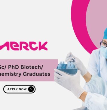 MSc Biotech Jobs at Merck - Apply Now for the Assistant Quality Control Role 
