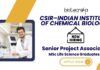MSc Life Science Job at IICB | MSc Graduates Apply Now For The Senior Project Associate Role