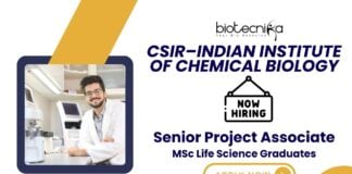 MSc Life Science Job at IICB | MSc Graduates Apply Now For The Senior Project Associate Role