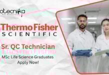 MSc Life Science Jobs At Thermofisher | Apply Now For The Sr. QC Technician Role