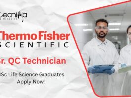 MSc Life Science Jobs At Thermofisher | Apply Now For The Sr. QC Technician Role