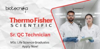 MSc Life Science Jobs At Thermofisher | Apply Now For The Sr. QC Technician Role