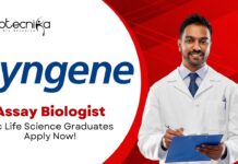 MSc Life Science Jobs Syngene | Apply Now For The Assay Biologist Role 