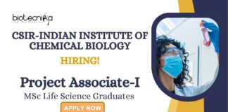 MSc Life Science Jobs at IICB | Apply Now For The Project Associate-I Role
