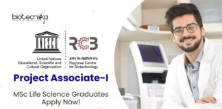 MSc Life Science Jobs at RCB | Apply Now For The Project Associate Role