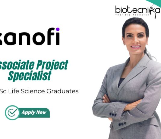 MSc Life Science Jobs at Sanofi - Apply Now for the Associate Project Specialist Role (1)