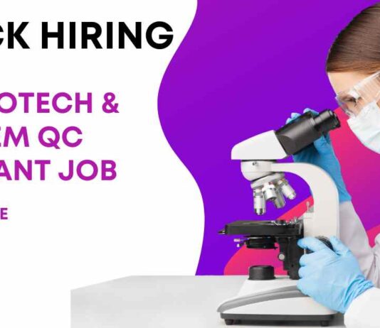 MSc Biotech & Biochem Jobs