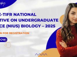 NIUS Biology 2025 Applications