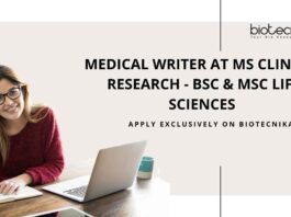Life Science Medical Writing Jobs