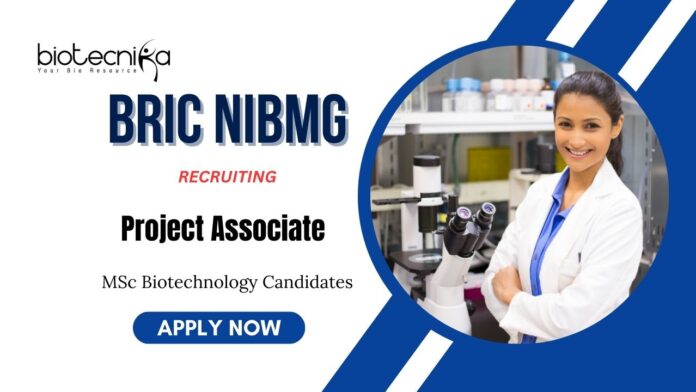 Molecular Biology Job at National Institute for Biomedical Genomics | MSc Graduates Apply Now For Project Associate – I 