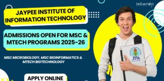 JIIT Admissions 2025 Application