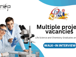 Multiple Project Vacancies at CSIR-CDRI Life Science and Chemistry Graduates attend the Walk-In Interview