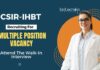 Multiple Research Positions at CSIR IHBT BSc Graduates Attend The Walk-In Interview (1)