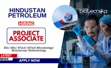 Jobs for BSc GraduateMSc Biotech Government Jobs in HPCLs | Apply Now for the Project Associate Position at Hindustan Petroleum