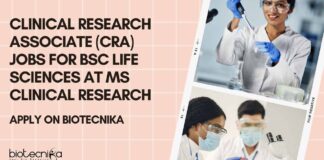 Clinical Research Associate Job Vacancy