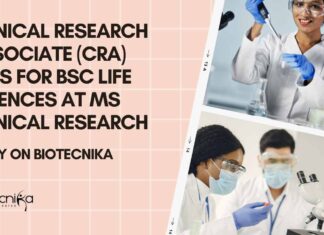 Clinical Research Associate Job Vacancy