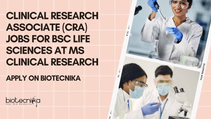 Clinical Research Associate Job Vacancy