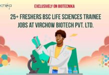 Freshers Life Sciences BSc Jobs