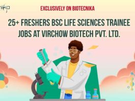 Freshers Life Sciences BSc Jobs