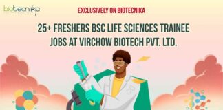 Freshers Life Sciences BSc Jobs