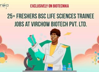 Freshers Life Sciences BSc Jobs