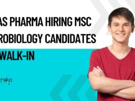MSc Microbiology Vacancies at Intas