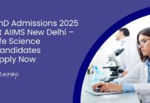 PhD Admissions 2025 at AIIMS New Delhi – Life Science Candidates Apply Now