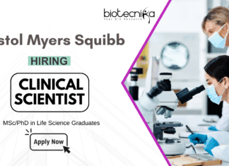 Life Science Jobs in Bristol Myers Squibb | Apply Now for the Clinical Scientist Role