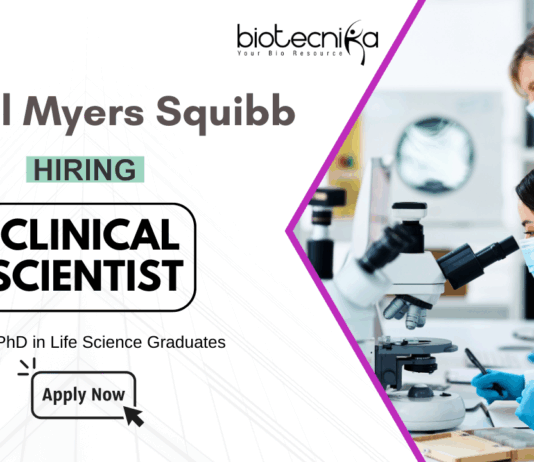 Life Science Jobs in Bristol Myers Squibb | Apply Now for the Clinical Scientist Role
