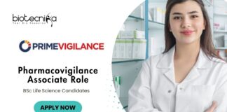 Pharmacovigilance Associate Job at PrimeVigilance | BSc Life Science Candidates Apply Now