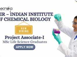 Project Associate Job at IICB | MSc Life Science Graduates Apply Now