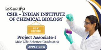 Project Associate Job at IICB | MSc Life Science Graduates Apply Now