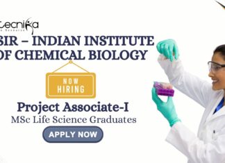 Project Associate Job at IICB | MSc Life Science Graduates Apply Now