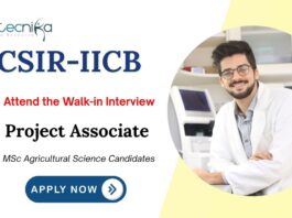 Latest Project Associate Jobs at IICB | MSc Agricultural Science Candidates Apply Now